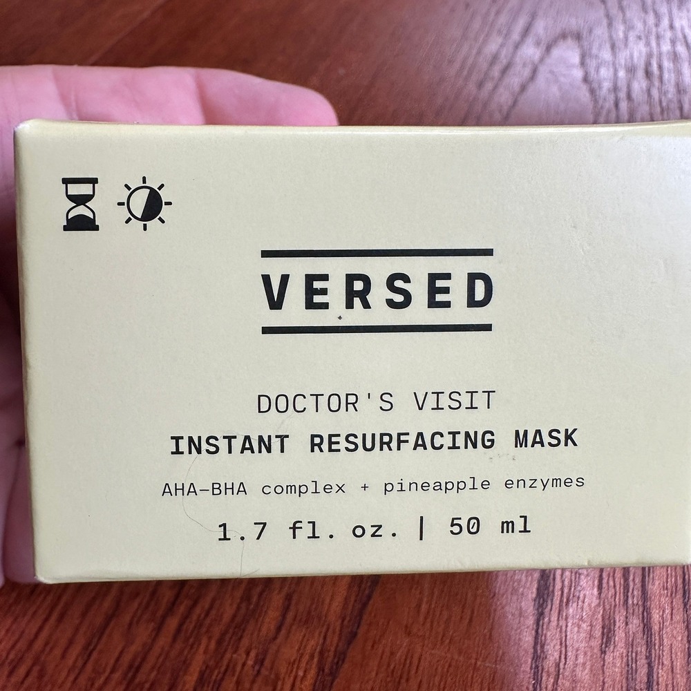 Versed Doctor's Visit Instant Resurfacing Mask AHA BHA Enzyme 1.7oz 50ml Beauty